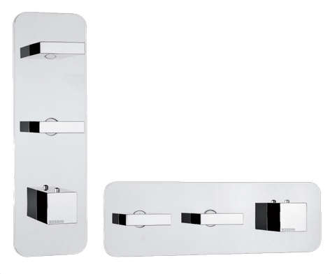 Potinkinis termostatinis maišytuvas Bossini (su 2,3 arba 4 išėjimais)