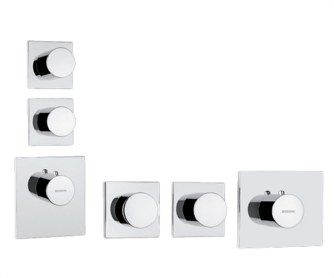 Potinkinis termostatinis maišytuvas Bossini (su 2,3 arbai 4 išėjimais)