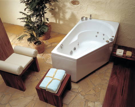 Asimetrinė masažinė vonia Victory Spa Elba 160x90